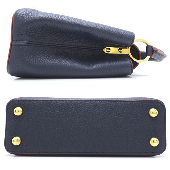 Louis Vuitton Capucines BB Taurillon Leather Marine Rouge - Picture 2 of 7